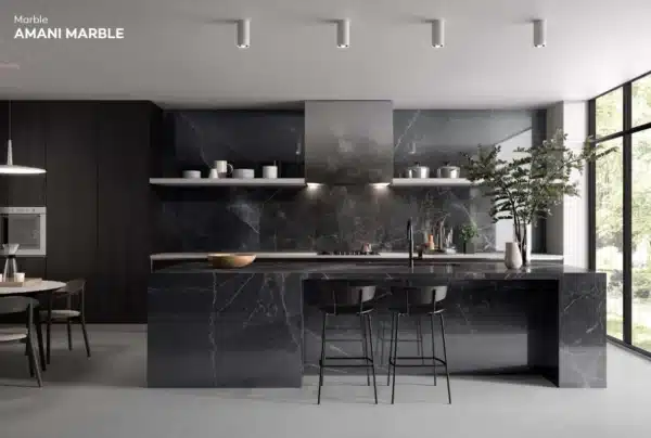 Image showcasing Amani Marble finish inside a house