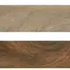sample of dark brown Circle Wood Tiles