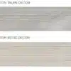 sample of finish of Ashlee’s Curton stone floor and wall tiles.