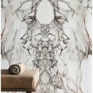 closeup of a Marble floor and wall tiles by ashlee