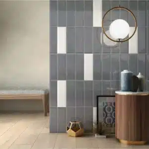 closeup image of decorative wall showing Subway Wall Tile by Ashlee